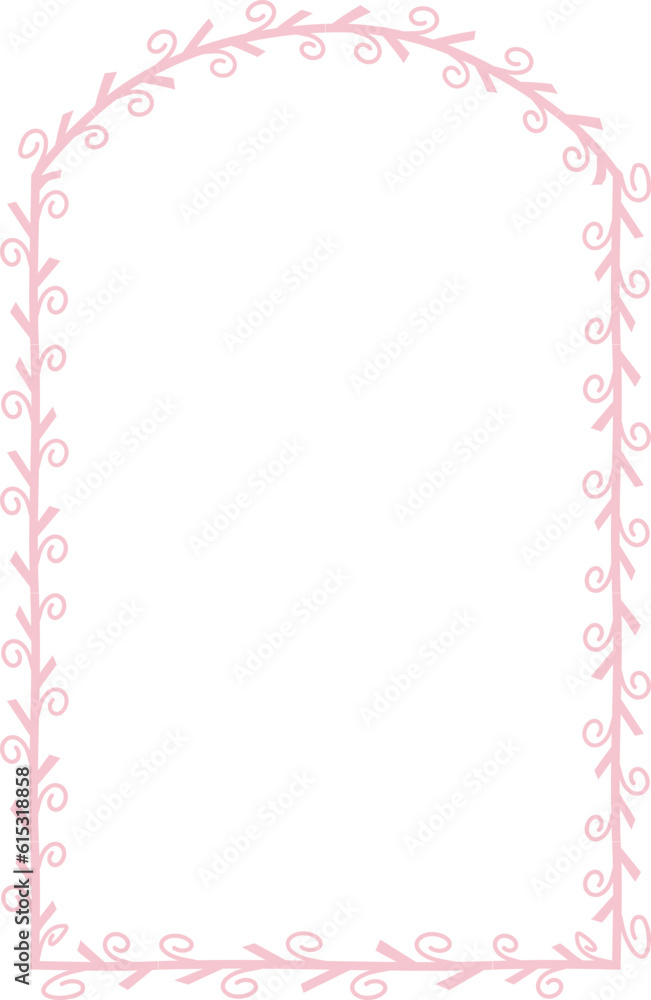 Segmental Arch pink pastel spiral Leaf rectangular frame architectural window door laurel flower frame floral leaf leaves borders natural botanical branches decoration wedding anniversary celebration Segmental Arch pink pastel spiral Leaf rectangular frame architectural window door laurel flower frame floral leaf leaves borders natural botanical branches decoration wedding anniversary celebration
