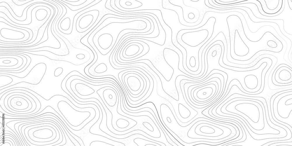 Topographic map contour background. Topo map with elevation. Topographic patter line map background. silver line topography maount map contour background, geographic grid. Vector