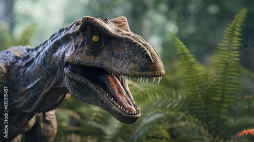 close up of a dinosaur eating © EmmaStock