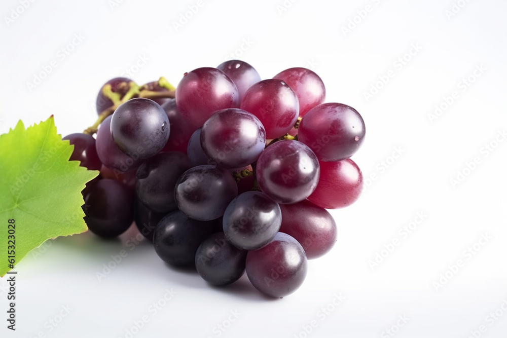 grape on white background grape on white background