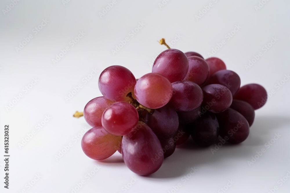 grape on white background