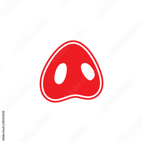 Pig nose design logo symbol