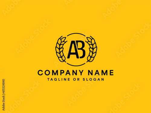 AB Initial Logo Template Vector Illustration Editable File