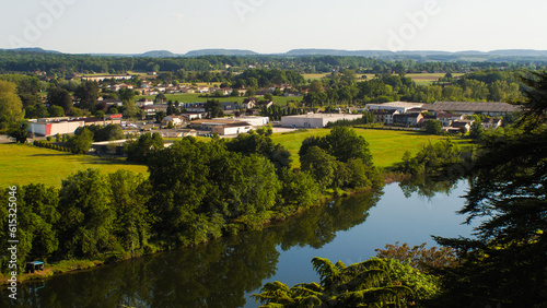 Paysages du Lot-et-Garonne, observé depuis la ville de Fumel