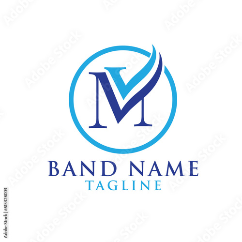 mv typography logo photo