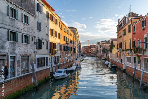 Canal side view in Venice City © nejdetduzen