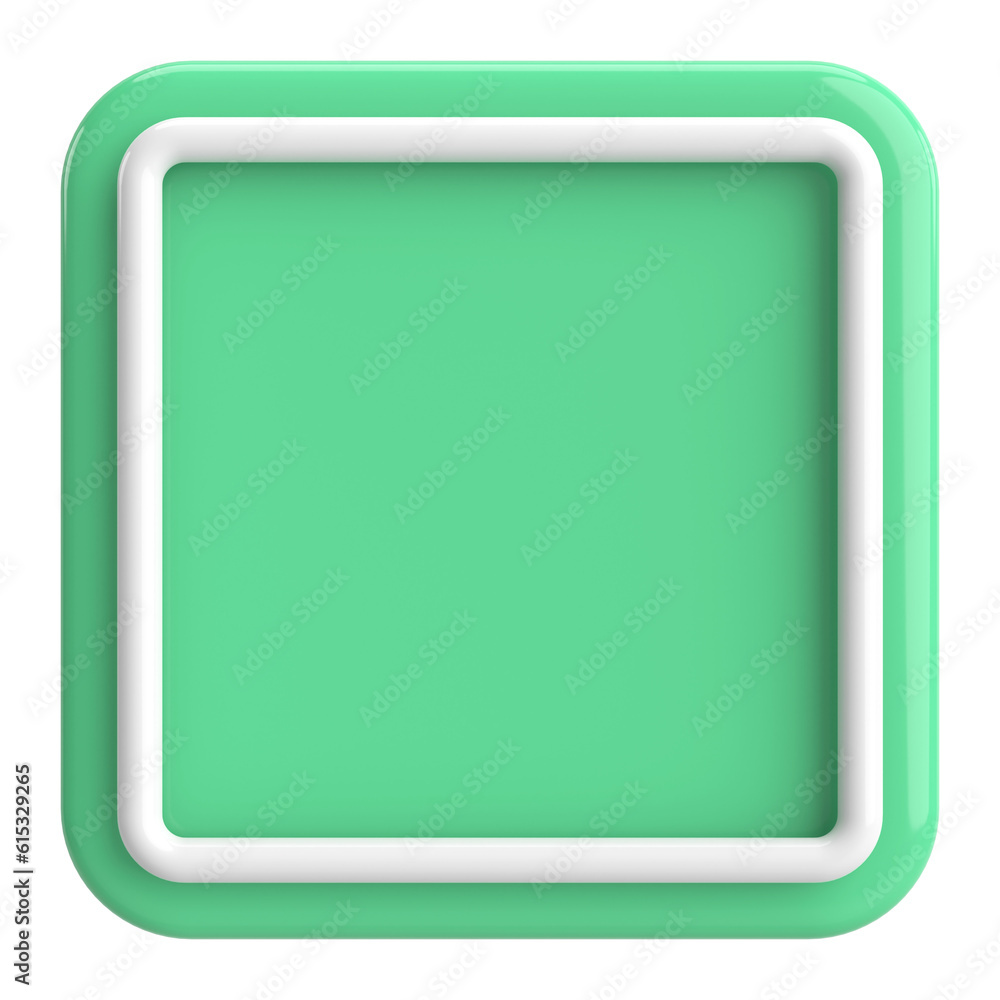 3D rectangle button. Empty button. 3D illustration. 3D rectangle button. Empty button. 3D illustration.