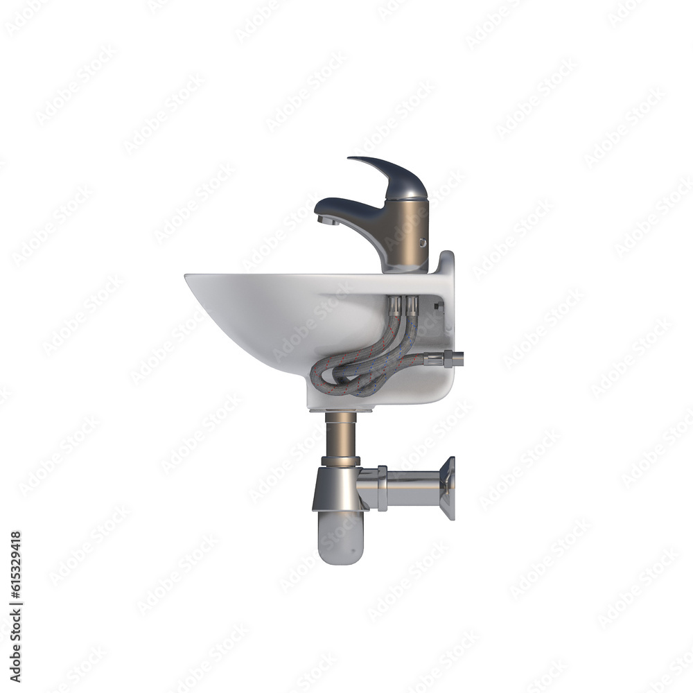 Washbasin isolated on transparent background, sink, 3D illustration, cg render
Washbasin isolated on transparent background, sink, 3D illustration, cg render