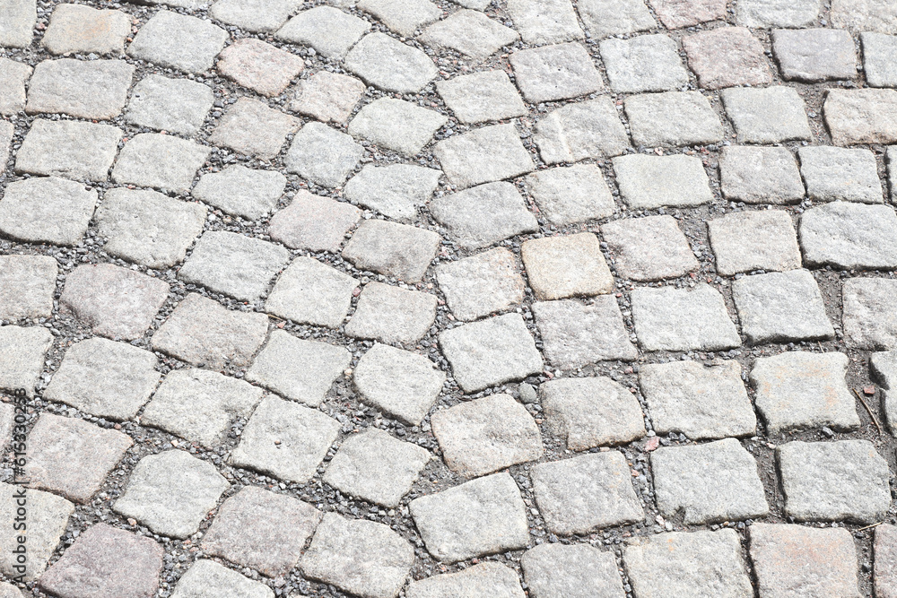 Cobblestone pavement Cobblestone pavement