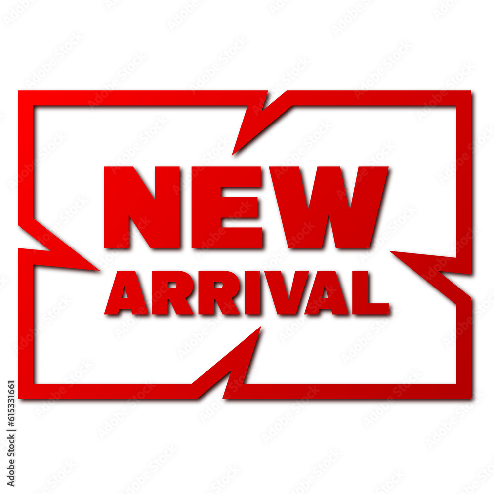 new arrival stickers illustration design background new arrival stickers illustration design background
