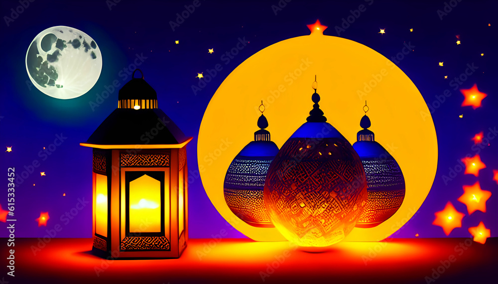 Eid Alfitr Moon With a Background, Wallpaper Free Download Eid Alfitr Moon With a Background, Wallpaper Free Download