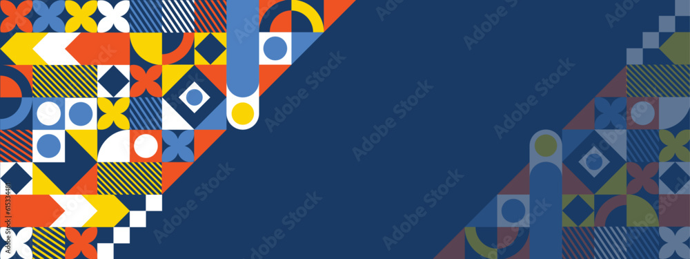 abstract flat colorful mosaic background abstract flat colorful mosaic background