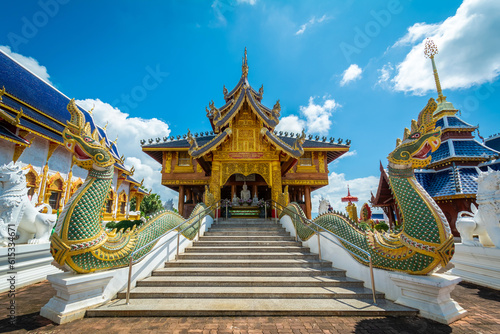 Wat Ban Den temple or Wat Den Sa Lee Si Muang Gan at Chiang Mai, Thailand © Around Ball