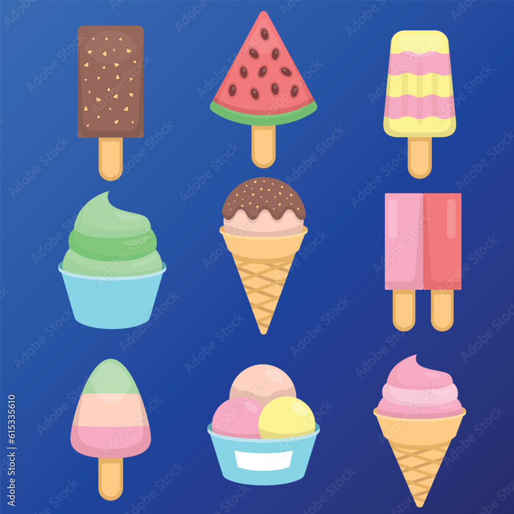 ice cream collection