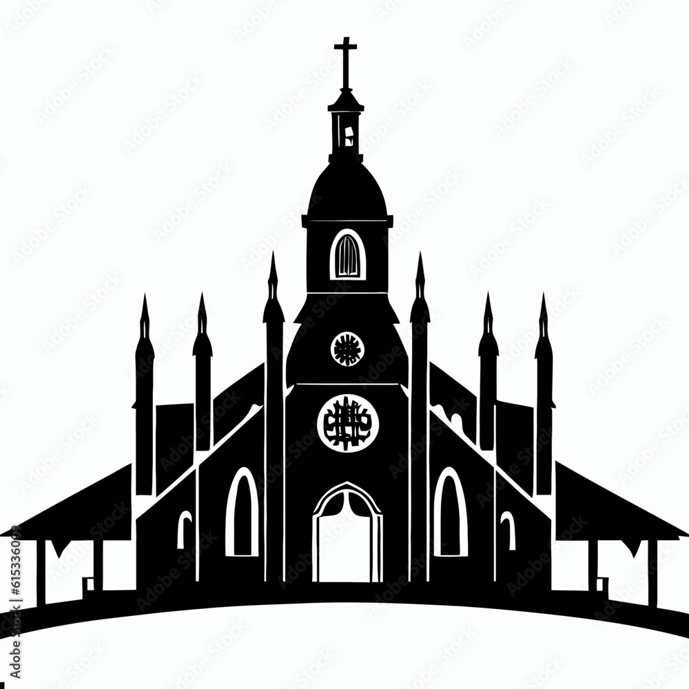 church silhouette vector ,black and white church silhouette church silhouette vector ,black and white church silhouette