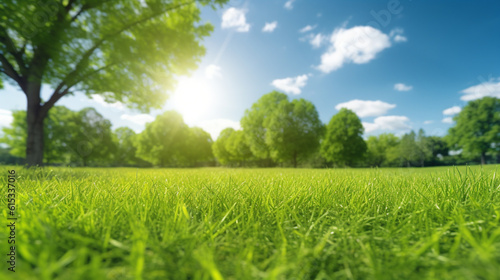 Blur park garden tree in nature background