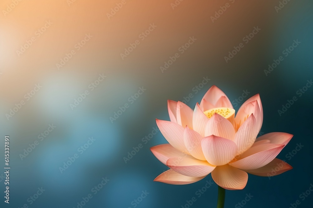 Lotus flower petal. Generate Ai