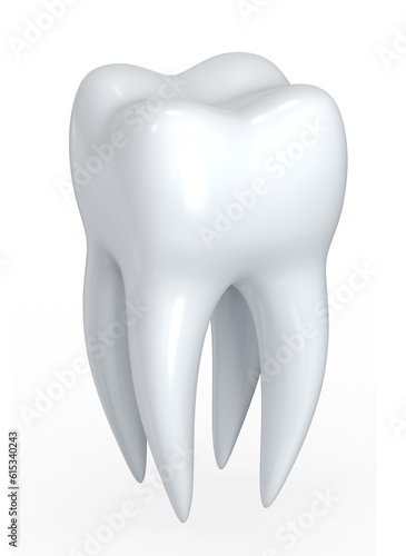 White shining tooth, concept whitening of human tooth. png trasparency