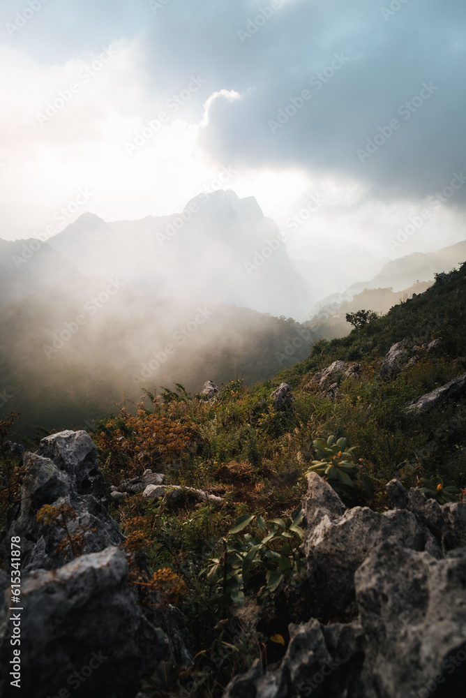 Trekking in Thailand's mountain Trekking in Thailand's mountain