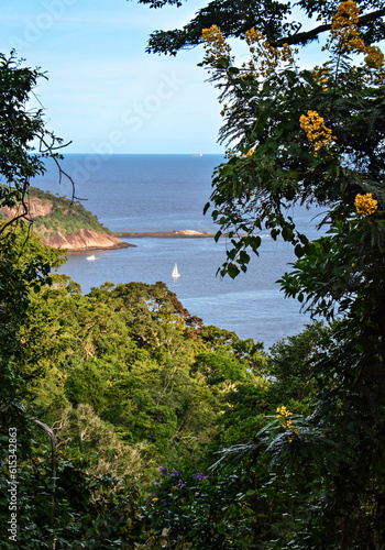 Lonely Sail Boat in a Natural Frame - Brazil
