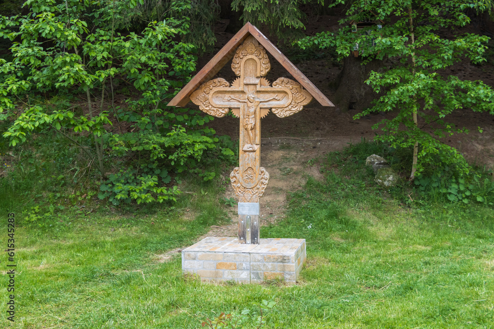 cross in the garden