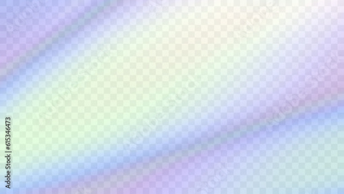 Modern blurred gradient background. Y2K aesthetic. Rainbow light prism effect. Hologram reflection. Poster template for social media posts, digital marketing, sales promotion.