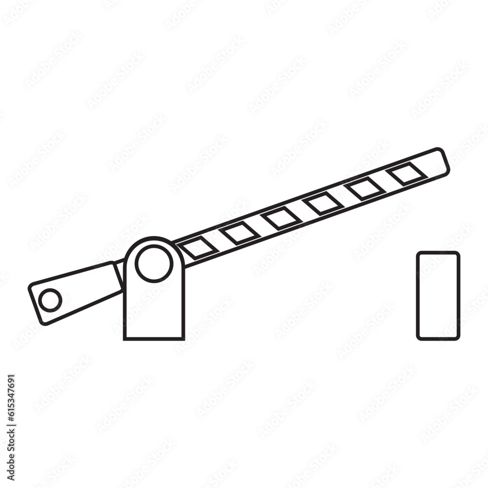 roadblock icon vector