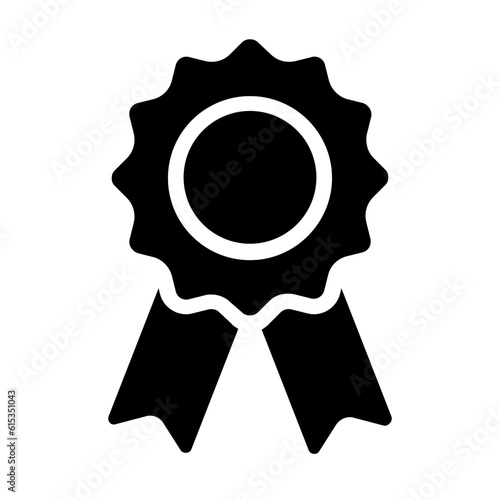 ribbon badge icon