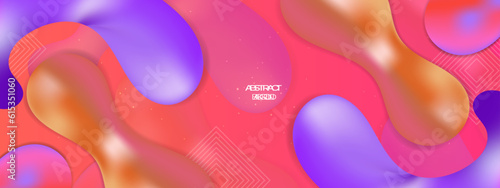 Vector modern colorful colourful abstract background with fluid shapes