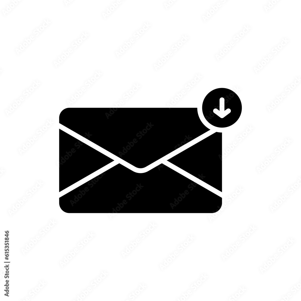 High resolution glyph e-mail icon, they can be easily edited and easily embedded in your project. High resolution glyph e-mail icon, they can be easily edited and easily embedded in your project.