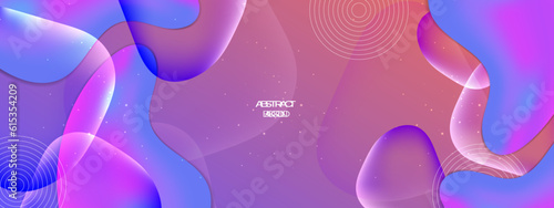 Vector abstract colorful colourful gradient background with fluid shapes