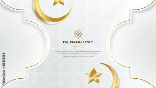 Vector cultural eid mubarak eid adha idul fitr ramadan kareem card design white background