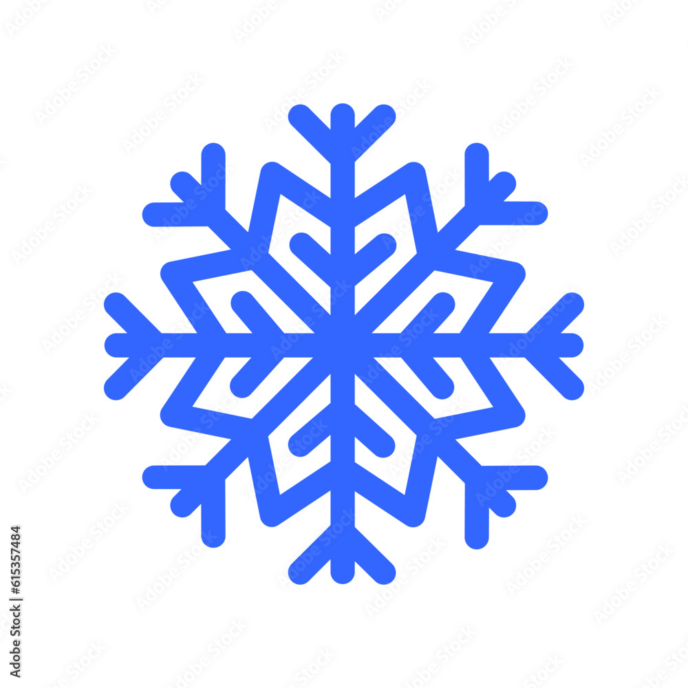 Snowflake icon vector. Winter illustration sign. Snow symbol. New Year logo. Snowflake icon vector. Winter illustration sign. Snow symbol. New Year logo.