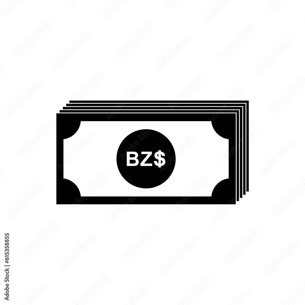 Belize Currency Symbol, Belize Dollar Icon, BZD Sign. Vector Illustration Belize Currency Symbol, Belize Dollar Icon, BZD Sign. Vector Illustration