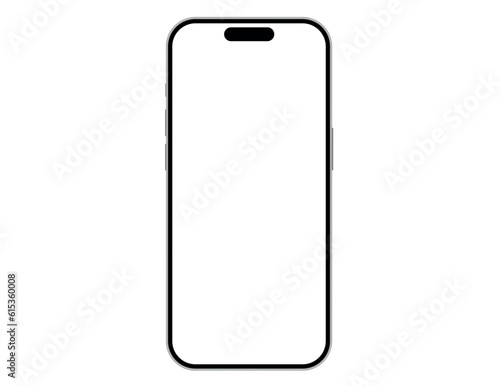 A a phone  in a transparent background in vector format