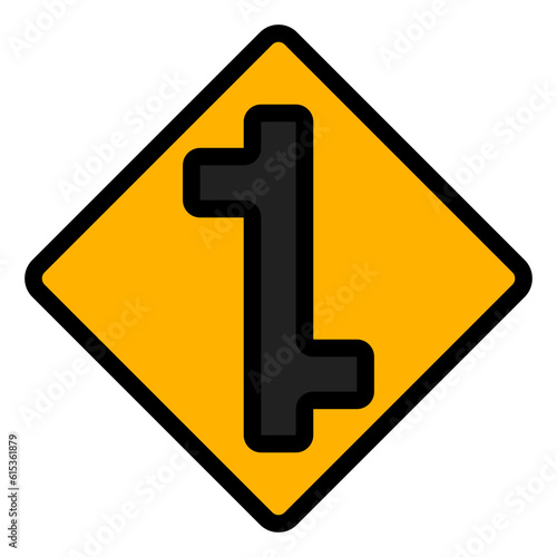 Junction icon in filled line style, use for website mobile app presentation