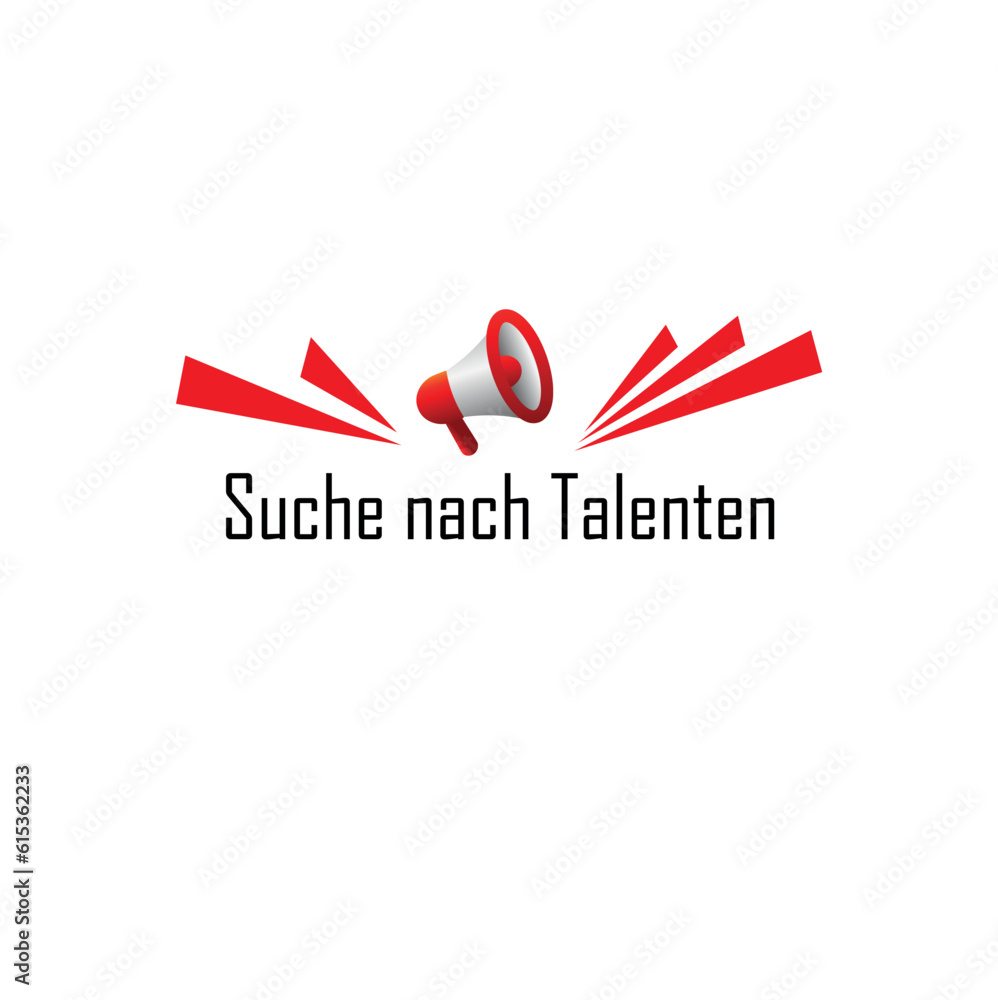 Suche nach Personal text on white background. seek talent in german language. Suche nach Personal text on white background. seek talent in german language.