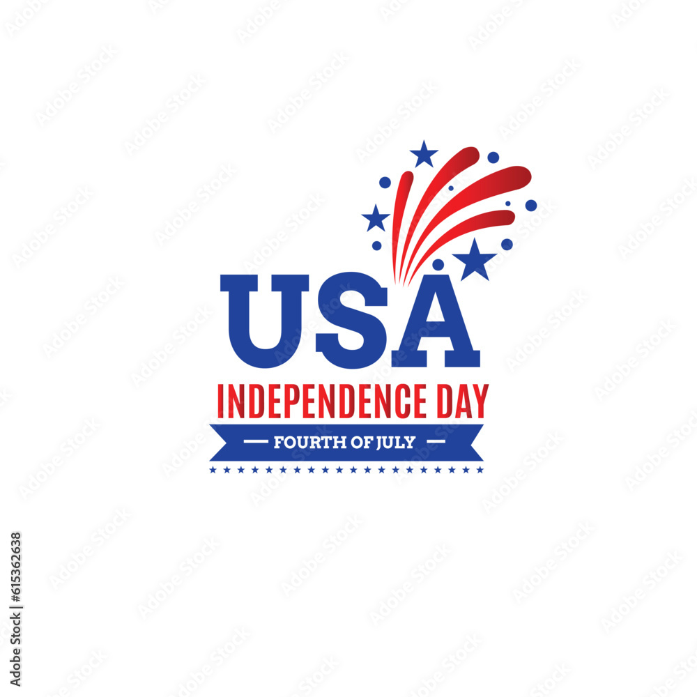 Creative Professional Trendy and Minimal 4th July US Independence Day, Logo in Editable Vector Format Creative Professional Trendy and Minimal 4th July US Independence Day, Logo in Editable Vector Format