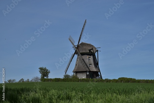 Farver Mühle - Windmühle im Feld in Wangels (Ostholstein)