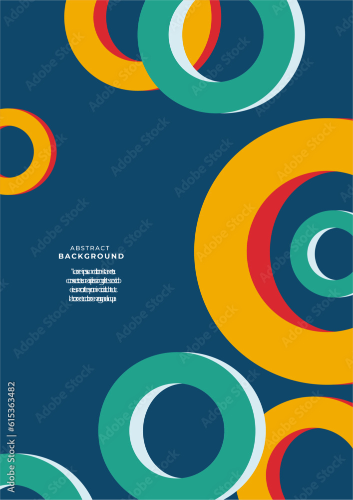 Obraz premium Vector colorful colourful geometric background poster template