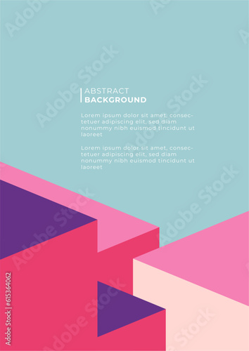 Vector colorful colourful poster background abstract template