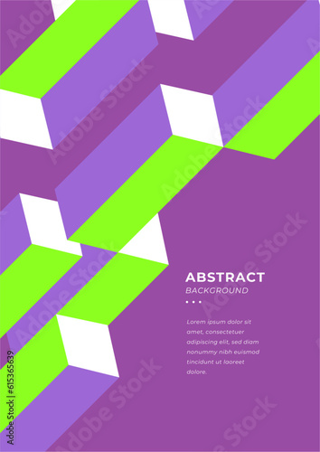 Wallpaper Mural Vector flat mosaic colorful colourful poster abstract background shapes geometric Torontodigital.ca