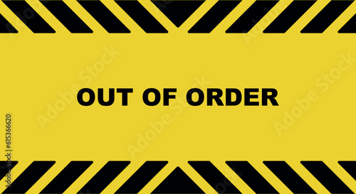 out of order sign 