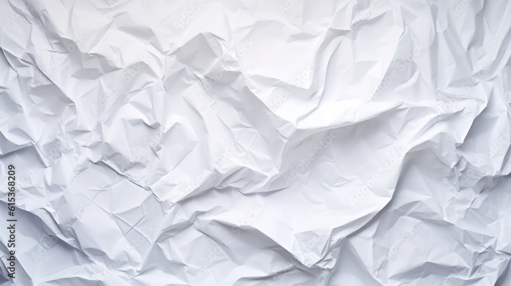 Obraz premium white crumpled paper background