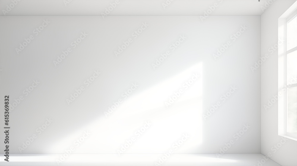 empty white room with window empty white room with window