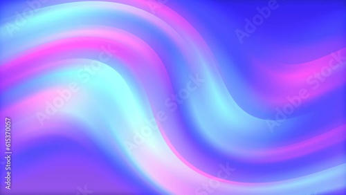 Wallpaper Mural Motion flow wavy elements with seamless loop. Abstarct smooth motion background. Torontodigital.ca