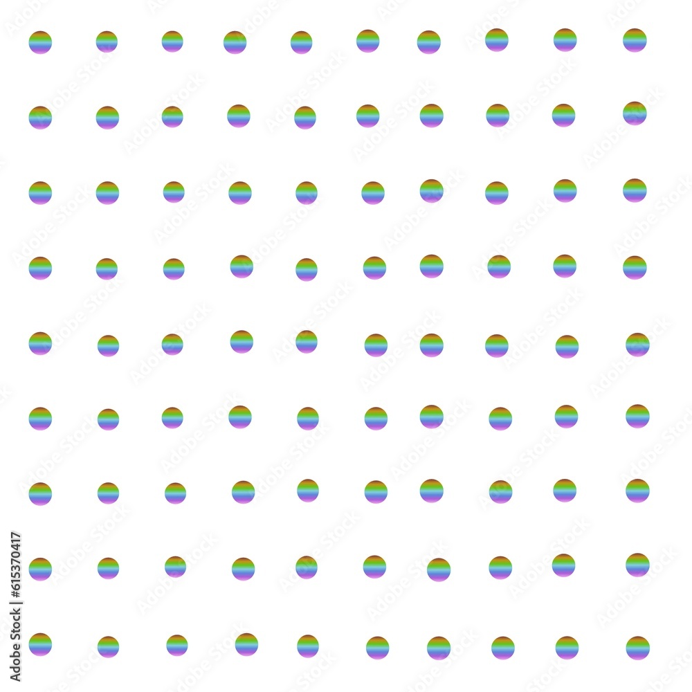 Background of polka dot round