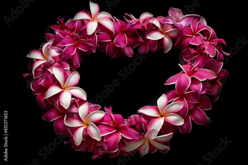 Hawaiian lei Generative AI photo