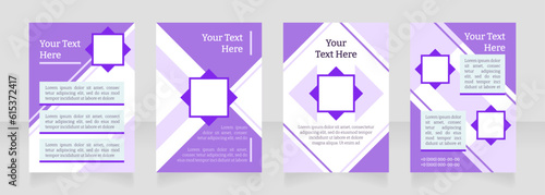Business strategy blank brochure layout design. Organization vision. Vertical poster template set with empty copy space for text. Premade corporate reports collection. Editable flyer paper pages