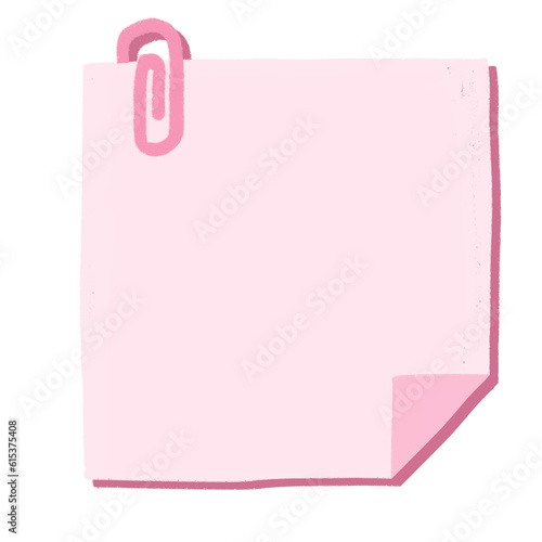 pink note pad